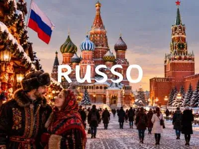 Bandeira do idioma Russo